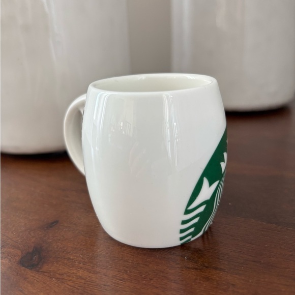 Starbucks Demitasse 3 oz Espresso Cup w/ Ornament Loop, Siren Mermaid Logo 2010 - Picture 5 of 8